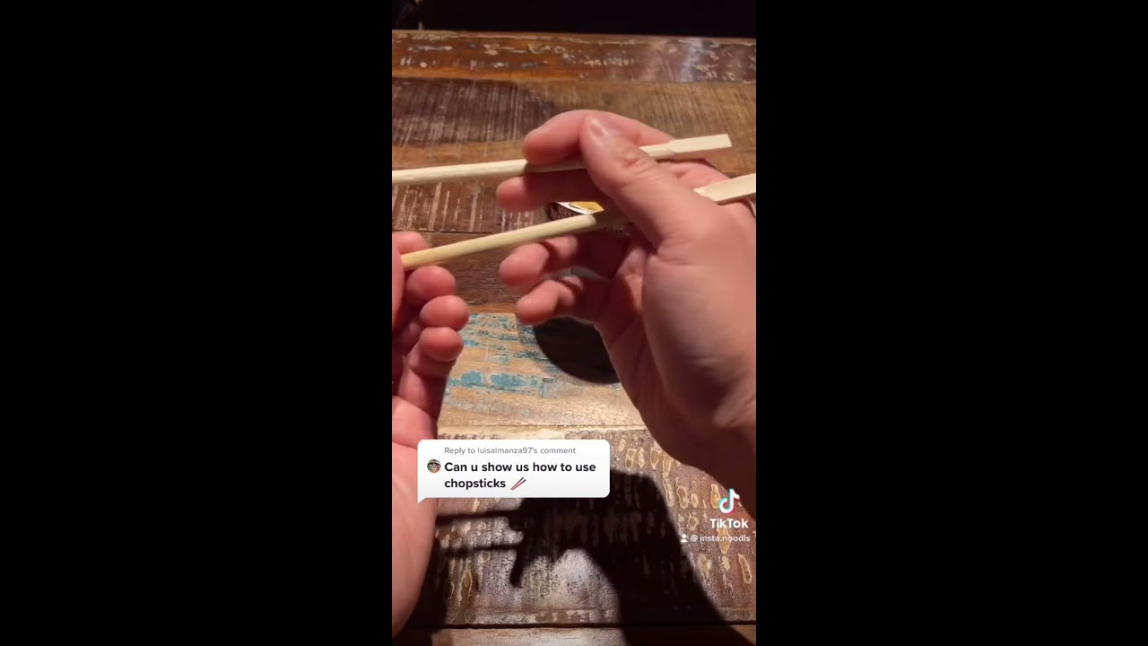 Learn How To Hold And Use Chopsticks 101