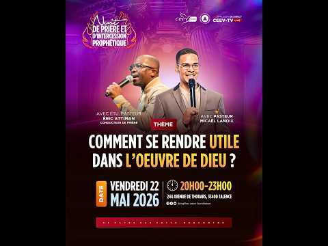 Nuit de prière et d'intercession prophétique I Pasteur Micael LANOIX