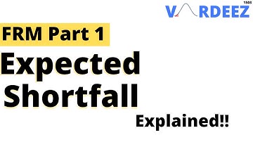 Expected Shortfall Clearly Explained | FRM Part 1 |Valuation and Risk Models Book 4