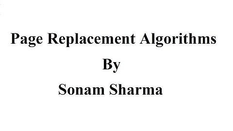 Page Replacement Algorithms