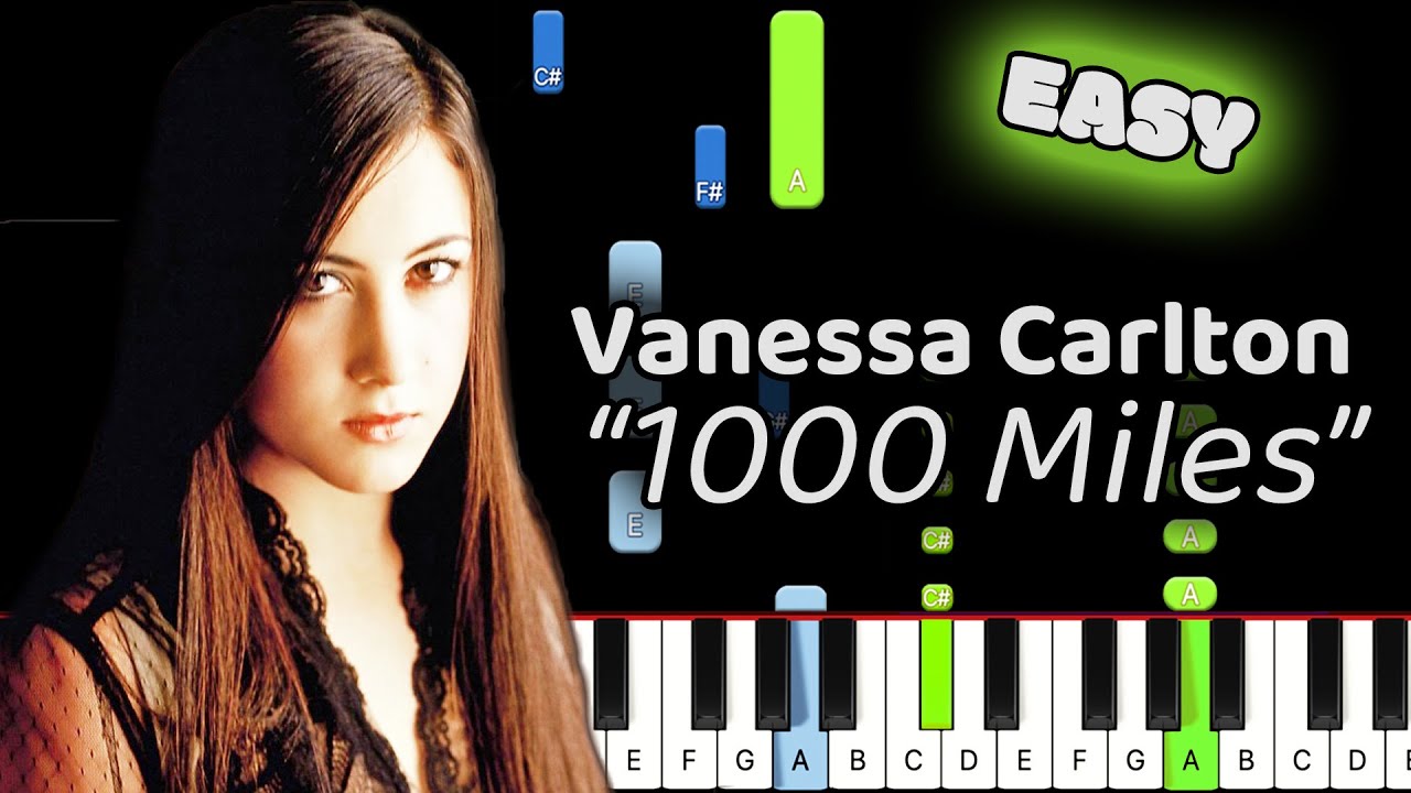 Vanessa Carlton - 1000 Miles. Vanessa Carlton - a Thousand Miles правда ли что ехала на пианино.