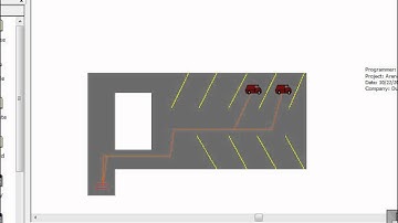 Rockwell Arena Simulation - Parking Lot Animation