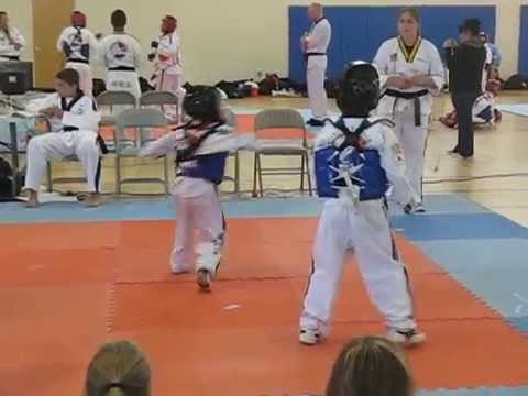 Kyle's Tae Kwon Do Team Sparring win 6 6 09