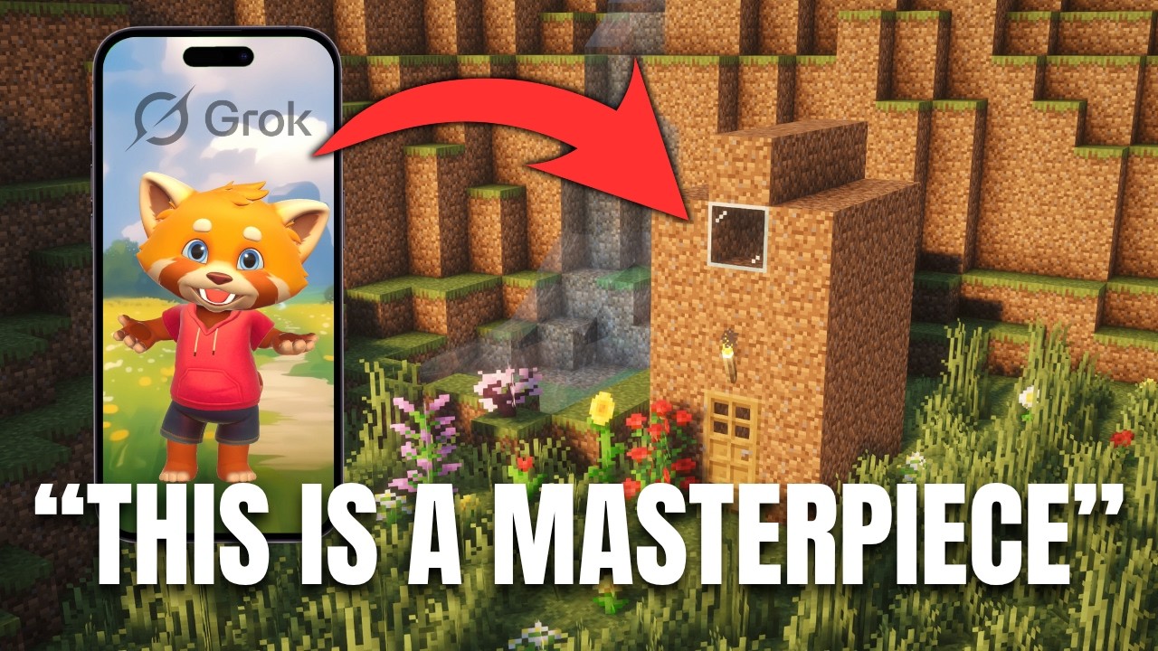 Using AI to Build a House in Minecraft... - YouTube