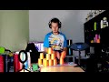 Sport stacking 1000 cycles under 3 hours