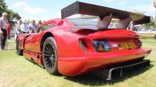 Wide extreme TVR Cerbera Speed 12 super car  roadcar is a monster! Goodwood Festival of Speed 2014