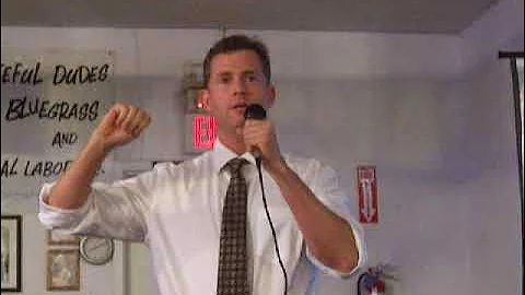 Dr  Matt Hendrickson speaks before the Democratic ...