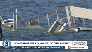 Pier collapses at Memorial Union Terrace, sending dozens into Lake Mendota