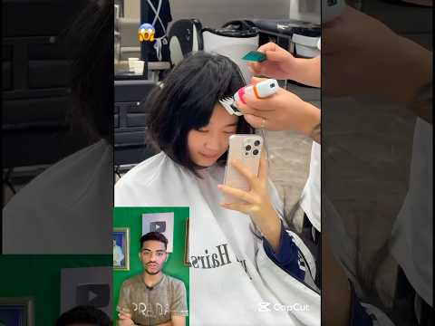 الفتاة حلقت شعرها
