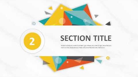 BEST MULTICOLOR CREATIVE ANNUAL REPORT POWERPOINT TEMPLATE