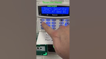 How to find out your current version of firmware on a Texecom Premier Elite. #howto #followme