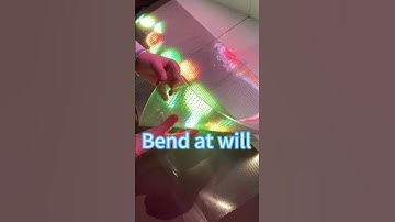 LED Flexible Transparent Screen。#leddisplay #ledtransparentscreen #ledscreen #advertising