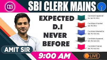 Expected D.I Never Before | Maths by Amit Sir | SBI Clerk Mains 2020 - Guidely