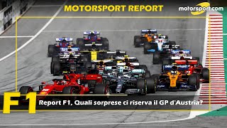 Report F1: Quali sorprese ci riserva il GP d'Austria?