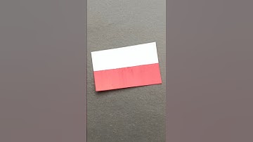 Drawing The Flag Of Poland 🇵🇱 - What