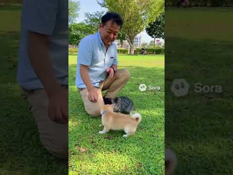 子犬と子猫とおじさん2