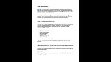 Reach More Customers with Bulk SMS and Bulk SMS Services