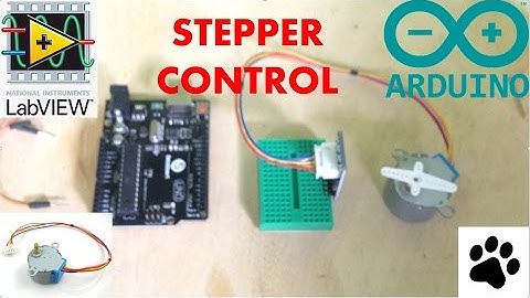 CONTROL DE MOTOR A PASOS CON ARDUINO INTERFACE LABVIEW 2