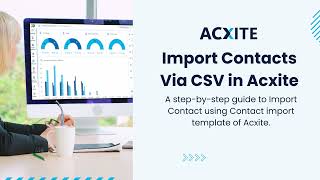 Import Contacts Via CSV in Acxite