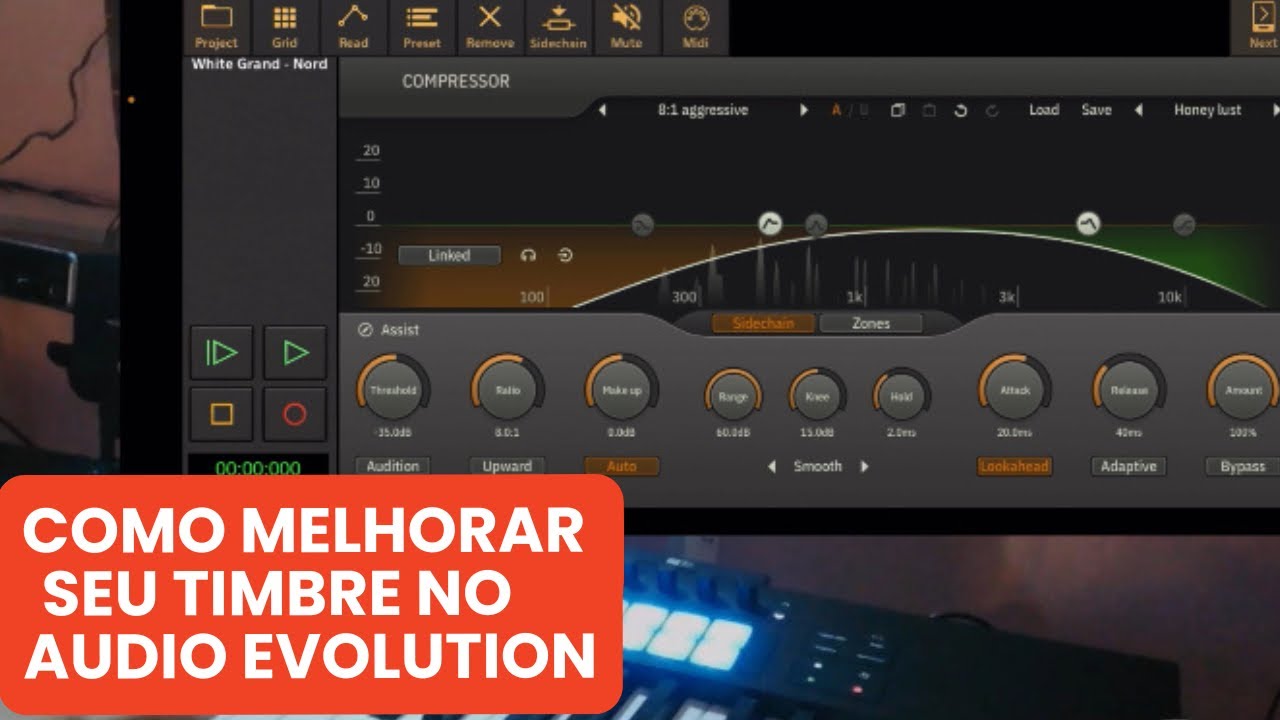 Audio Timbre Áudio evolution - como melhorar o timbre #aevo #audioevolutionmobile # ...