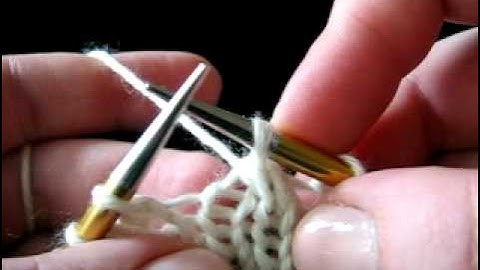 KNITFreedom - S2KP (Slip 2 Knit Pass) or Centered Double Decrease