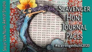Scavenger Hunt Journal Pages | the saga continues | #scavengerhunt2020