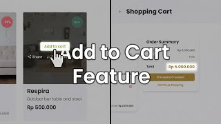 Creating an Interactive Add to Cart Feature & Shopping Cart Page | Furniro Project