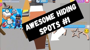 Hide.io - 7 AWESOME HIDING SPOTS in Hide.io #1