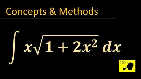 integrate x.sqrt(1+2x^2) dx  || Integrate x sqrt(1 + 2x^2)