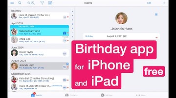 BirthdaysPro: Birthday list and notifications