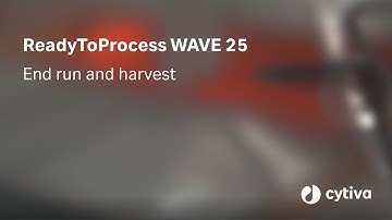ReadyToProcess WAVE™ 25 bioreactor system - End run harvest