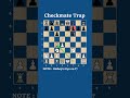 Checkmate trick in carokann chess dose