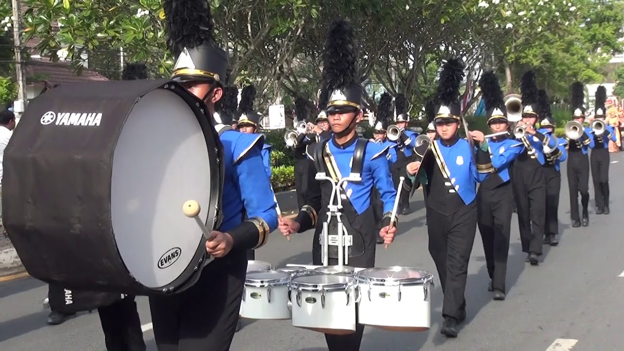 วงโยธวาทิตโรงเรียนสภาราชินี จังหวัดตรัง ร่วมกิจกรรมเทคนิคตรังเกมส์ 2560