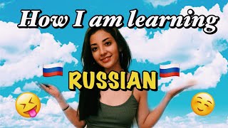 How I am learning Russian + Notebook tour 🇷🇺💖 My Russian Study Routine  - learn a language from 0