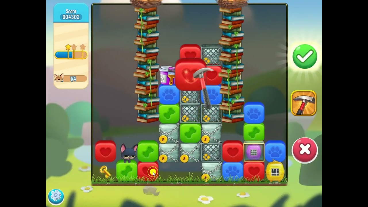 Pet Rescue Saga level 5359 no boosters | PuzzledCubes.site