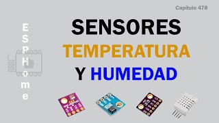 Sensores de TEMPERATURA y HUMEDAD con ESPHome