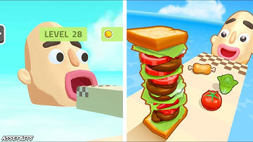 Sandwich Runner Level 25 to 30 | Gameplay Walkthrough