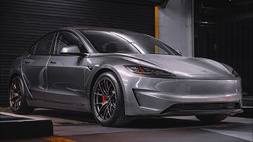2024 Tesla Model 3 Performance Quicksilver Apex Forged Wheels Rays