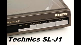 Technics SL-J1.Обзор винилового проигрывателя.