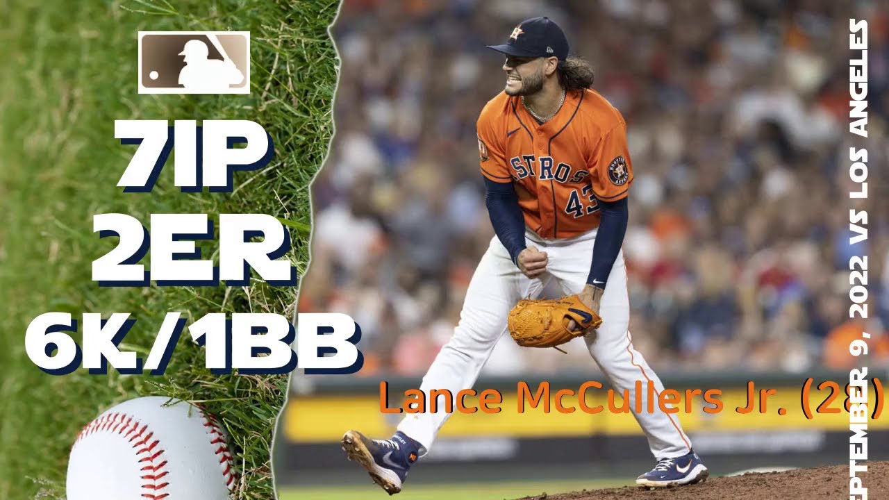 Lance McCullers Jr., Sep 9, 2022