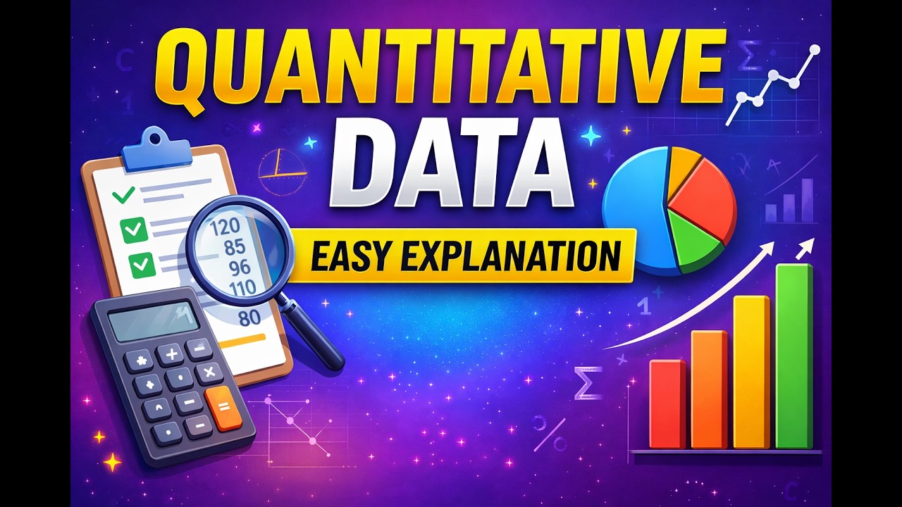 What is Quantitative Data? | Discrete vs Continuous Data - YouTube
