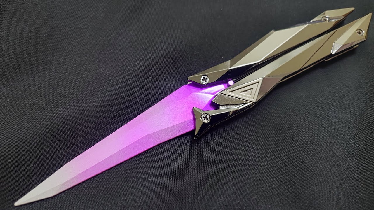 SQUID INDUSTRIES V.3.5バタフライナイフ 青 Swordfish Unboxing and Review!! - YouTube