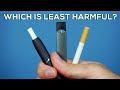 Vaping vs smoking vs iqos which is least harmful  