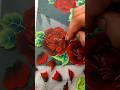 ♥️   🌹 INCREDIBLE red roses Painting / Botanical Art / Acrylic Painting Ideas / Mother