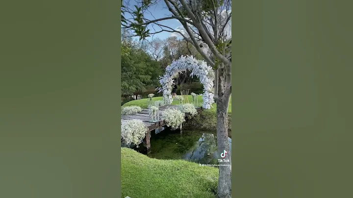 Our civil wedding set up was breathtaking! #wedding #bride #reception #weddingceremony