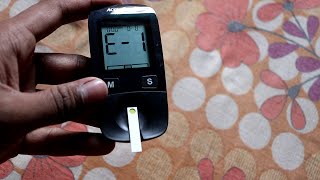 How to solve E - l  error problem in Aqua chek Active Sugar testing machine.