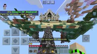 HACKER has FULL Diamond Armor and BEDROCK Mineplex SkyWars