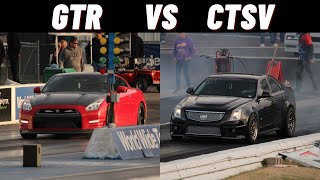Nissan GTR Vs Cadillac CTSV