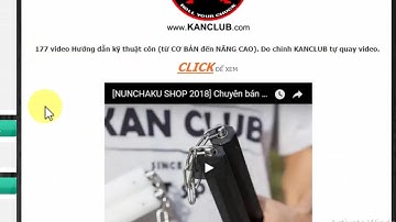 [NUNCHAKU] Bán côn nhị khúc #KANSHOP. Dạy côn nhị khúc #KANCLUB. Côn silicon, côn gỗ, côn inox, nhựa