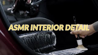 Insanely Satisfying Real Time ASMR | Dodge Charger Interior  | Car Detailing!